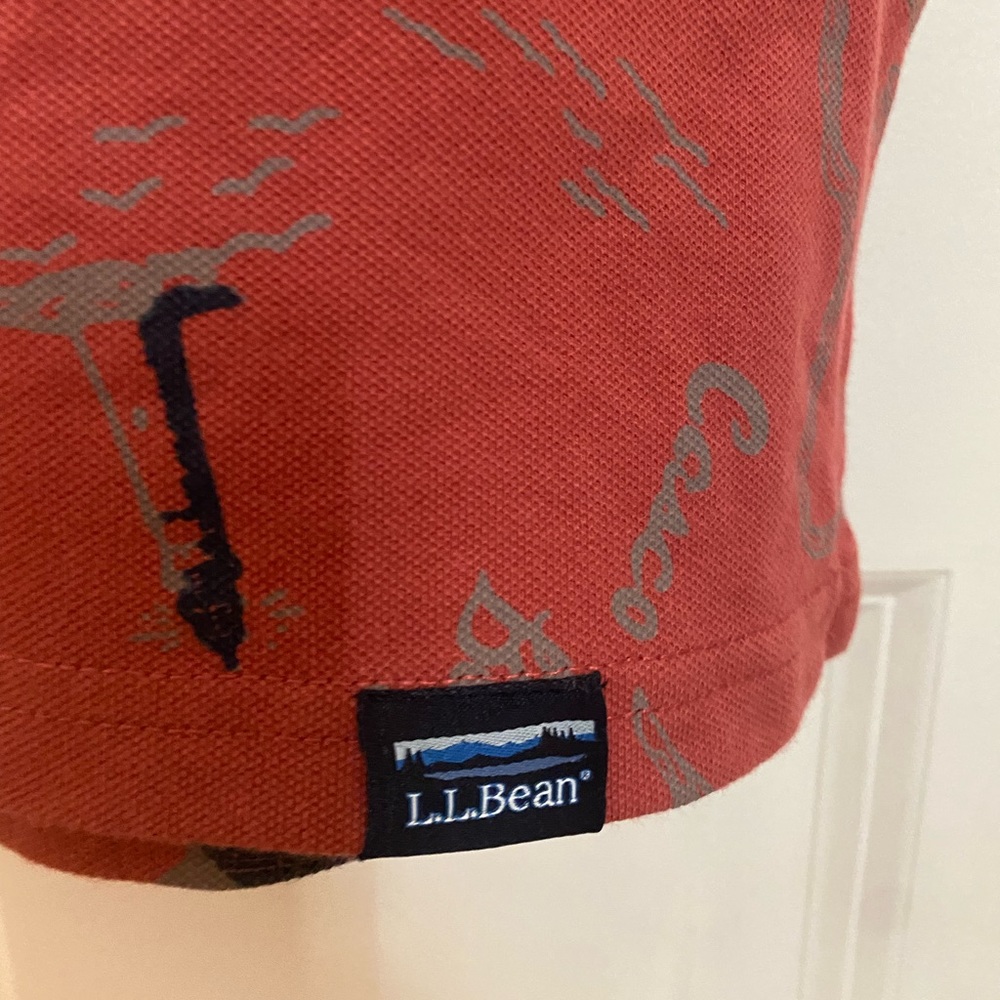 LL Bean Mens Stonecoast Stretch Polo - Picture 3 of 5